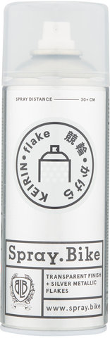 Spray.Bike Vernis en Aérosol Keirin - flake silver/flacon vaporisateur, 400 ml