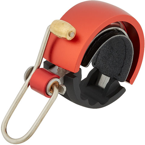 Oi Luxe Bicycle Bell - black-red/small