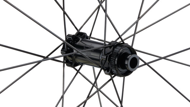 Black Inc Juego de ruedas Forty Five Disc Center Lock Carbon 28" - black/Juego 28" (RD 12x100 + RT 12x142) SRAM XDR