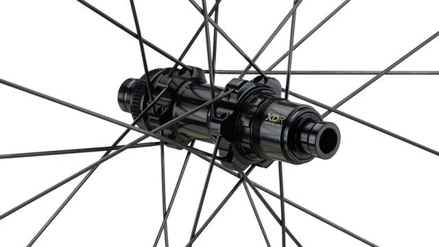 Black Inc Forty Five Disc Center Lock Carbon 28" Laufradsatz - black/28" Satz (VR 12x100 + HR 12x142) SRAM XDR