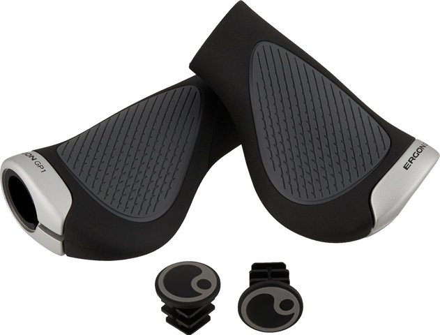 Ergon Puños de manillar GP1 Evo Single Twistshift para cambios de empuñadura unilaterales - black
