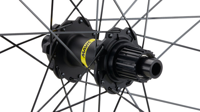 Mavic Juego de ruedas Deemax 21 Disc 6 agujeros 27,5" Boost - negro/Juego 27,5" (RD 15x110 Boost + RT 12x148 Boost) Shimano Micro Spline