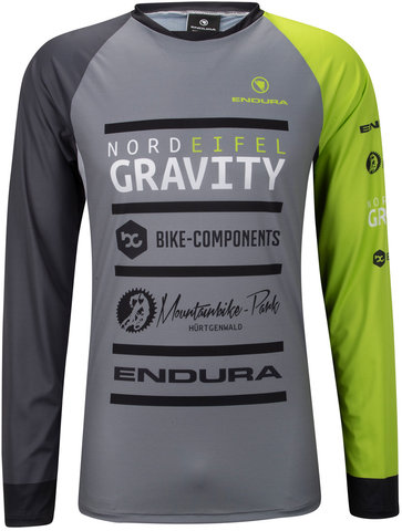 Endura Maillot SingleTrack Limited Edition Nordeifel Gravity e. V. - grey-green/M