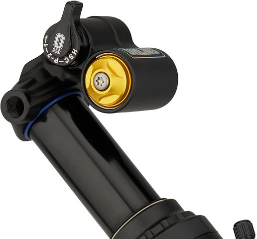 ÖHLINS Amortiguador TTX 2 Air Trunnion - black-yellow/205 mm x 65 mm