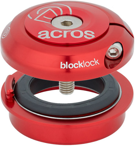 Acros Partie Supérieure du Jeu de Direction Blocklock ZS44/28,6 - rouge/ZS44/28,6