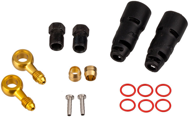 Jagwire Kit de conexión Mountain Pro Quick-Fit Adaptador para línea de frenos - universal/M985 / M785 / M666