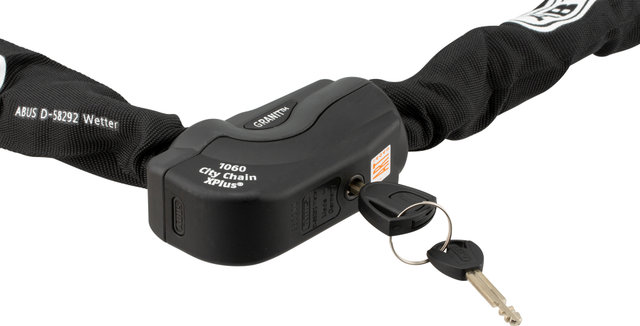 ABUS Candado de cadena Granit CityChain X-Plus 1060 - negro/170 cm