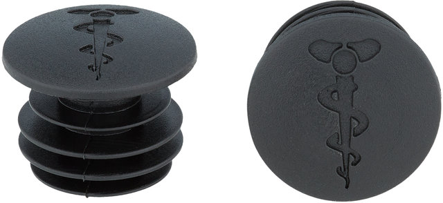 Puños de manillar p. mandos de cambios girat. unilateral Stuby Short - negro-gris/M
