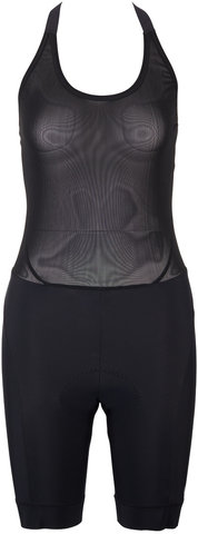 Culotes cortos con tirantes para damas Chrono Sport Halter Bib Shorts - black/M