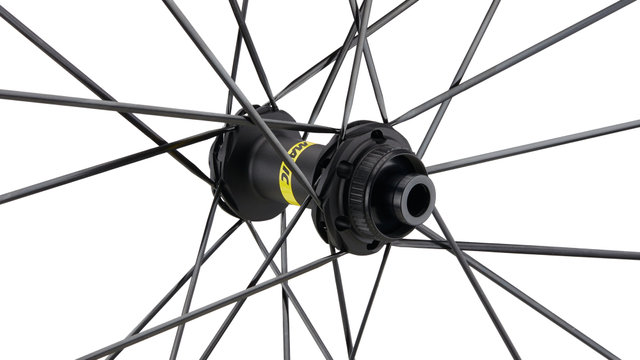 Mavic Juego de ruedas Cosmic SLR 32 Disc Center Lock Carbon - negro/28" set (RD 12x100 + RT 12x142) Shimano