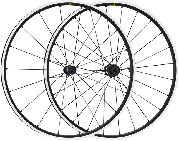 Mavic Ksyrium S Laufradsatz - schwarz/28" Satz (VR 9x100 + HR 10x130) Shimano