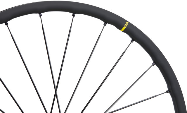 Mavic Juego de rueda Ksyrium SL Disc Center Lock - negro/28" set (RD 12x100 + RT 12x142) Shimano