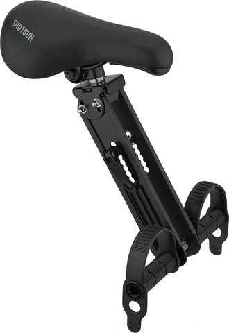Shotgun Siège enfant avant pour VTT et guidon ensemble complet - black