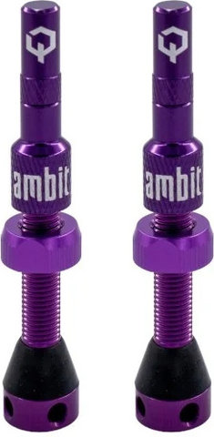 Ambit Components Válvulas Tubeless Realm - lila | Válvula Presta (SV) | 40 mm
