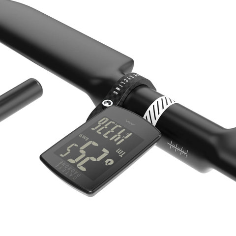 KOM Cycling soporte para ciclocomputador CatEye - carbono finish