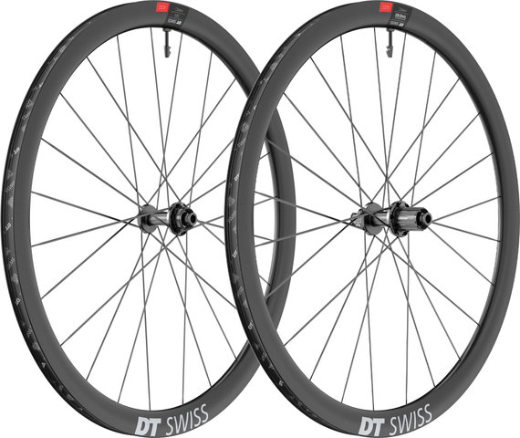 DT Swiss Juego de Ruedas ARC 1100 DICUT 38 Disc Center Lock 28" - negro/142 mm/100 mm/28"/Shimano carretera/100 mm/Shimano carretera/100 mm/142 mm