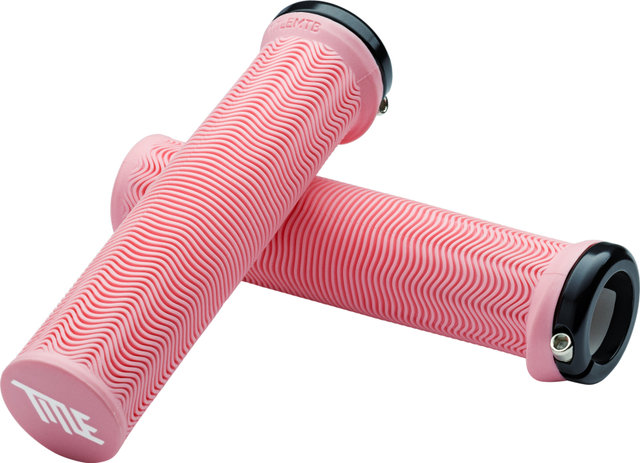 Title MTB LO1 Lock-On Lenkergriffe - pink/135 mm