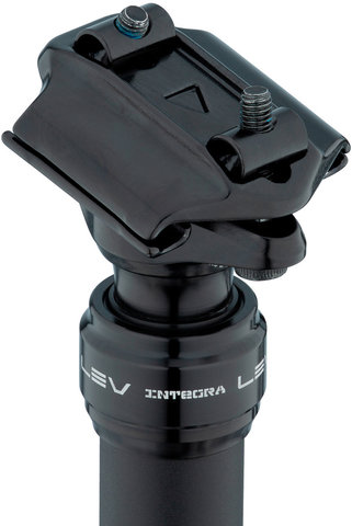 Kind Shock Tija de sillín LEV Integra 100 mm - black/27,2 mm / 410 mm / SB 0 mm / sin Remote