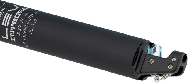 Kind Shock Tige de Selle LEV Integra 100 mm - black/27,2 mm / 410 mm / SB 0 mm / sans télécommande