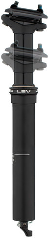 Tija de sillín LEV Integra 65 mm - black/30,9 mm / 300 mm / SB 0 mm / sin Remote
