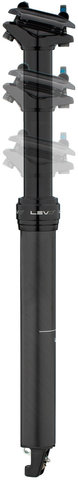 Tija de sillín LEV-Ci 125 mm - black/30,9 mm / 390 mm / SB 0 mm / sin Remote