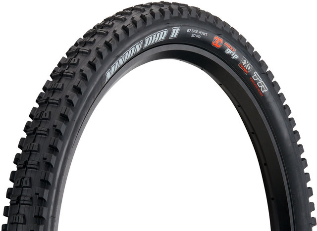 Maxxis Minion DHR II 3C MaxxGrip EXO WT TR 27.5" Folding Tyre - black/27.5x2.4