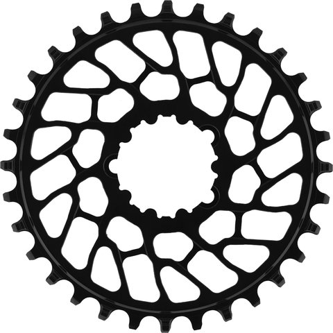 absoluteBLACK Plato Round para SRAM Direct Mount 0 mm Offset - black/32 