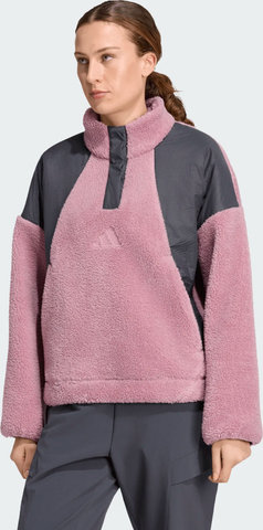 adidas Outdoor TERREX Xploric Half-Zip Snap Fleece Damen Pullover - magmau | XL
