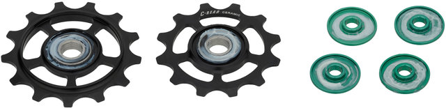 C-BEAR Galets de Dérailleur OCM Shimano 11vit. / Ultegra 12vit. - noir/universal