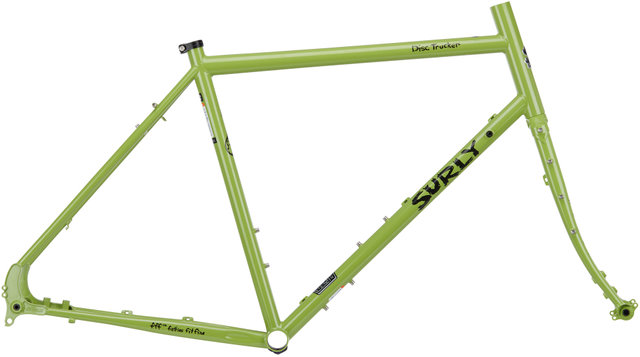 Surly Kit de cuadro Disc Trucker 26" - pea lime soup/54 cm