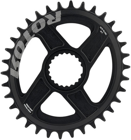 Kettenblatt Direct Mount Shimano MTB 12-fach, Q-Rings - schwarz/34 Zähne