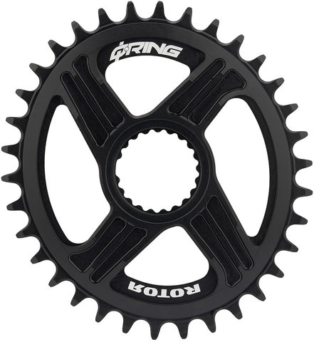 Rotor Plato Direct Mount Shimano MTB 12 velocidades, Q-Rings - negro/36 dientes