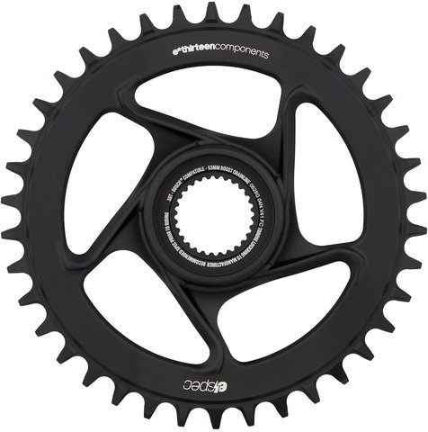 Plateau espec Boost Direct Mount pour Bosch CX Gen4 - black/38 dents