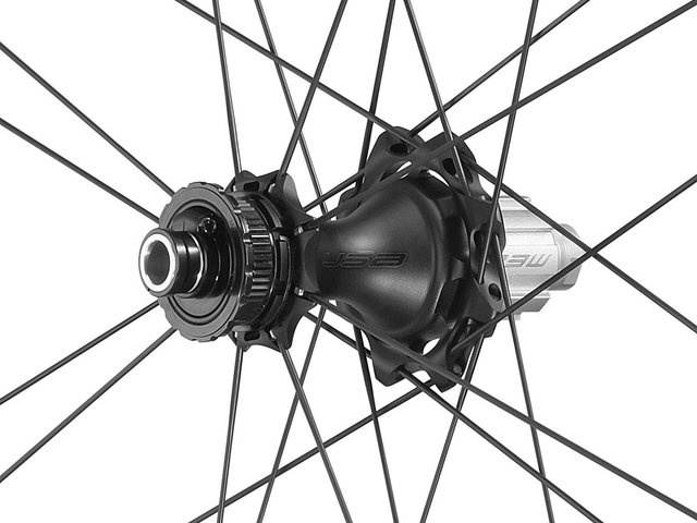 Campagnolo Set de Ruedas Campagnolo Bora WTO 45 C23 Edición Especial Disc - negro mate/Non Boost/Non Boost/142 mm/100 mm/28"/Campagnolo N3W/100 mm/Campagnolo N3W/100 mm/142 mm