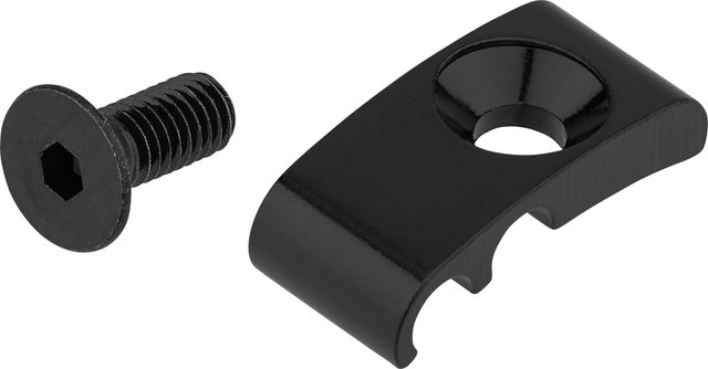Cable Guide with Screw - black/2 cables