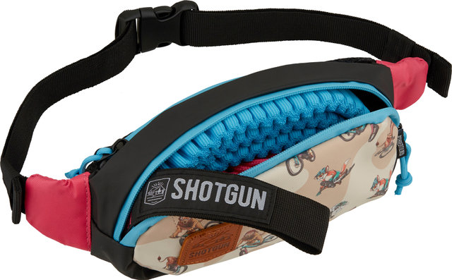 Tow Rope w/ Hip Pack - black-turquoise-pink/universal