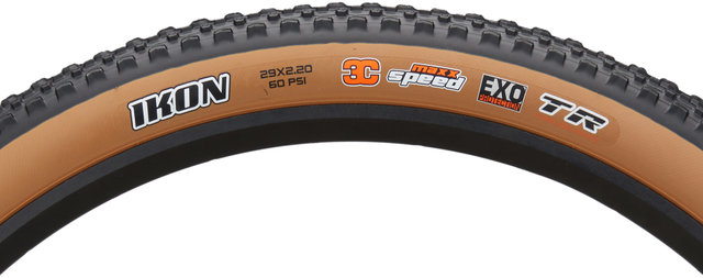 Maxxis Ikon 3C MaxxSpeed EXO TR Tanwall 29" Faltreifen - tanwall/29x2,2