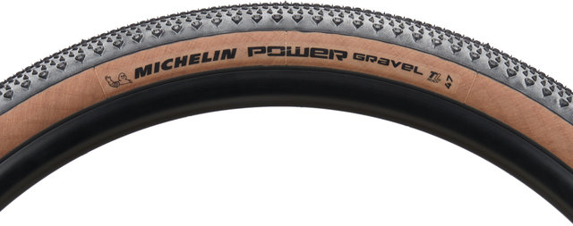 Michelin Pneu Souple Power Gravel Competition TLR 28" - noir-brun/47–622 (700x47C)