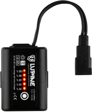 Lupine Batterie Li-Ion SmartCore avec FastClick - noir/2,0 Ah