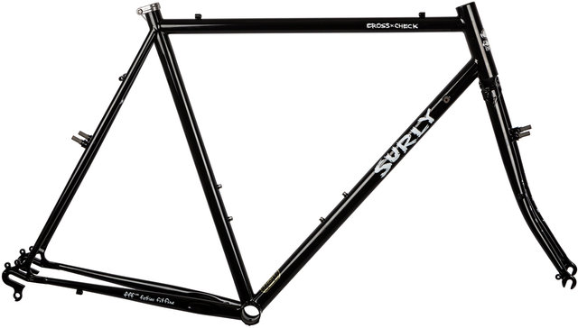 Cross Check 28" Frameset - gloss black/58 cm