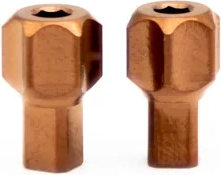 OAK Components Tornillo de ajuste para frenos SRAM titanio - copper