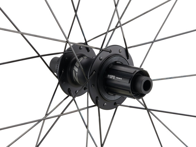 404 Firecrest® Carbon Tubeless Disc Center Lock Laufradsatz - black/28" Satz (VR 12x100 + HR 12x142) Shimano