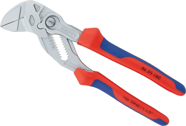 Pliers Wrench - red-blue/180 mm