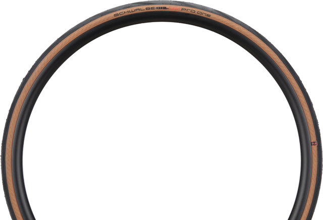 Schwalbe Cubierta plegable Pro One Evolution ADDIX Super Race TLE 28" - negro-transparent skin/25-622 (700x25C)