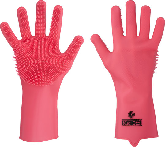 Deep Scrubber Cleaning Gloves - pink/M