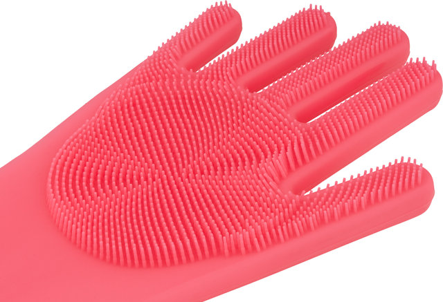 Muc-Off Deep Scrubber Cleaning Gloves - pink/M