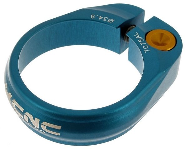 KCNC Road Pro SC9 Seatpost Clamp - blue/34.9 mm