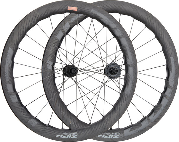 Zipp Juego de ruedas 454 NSW Carbon Tubeless Disc Center Lock - black/Juego 28" (RD 12x100 + RT 12x142) SRAM XDR