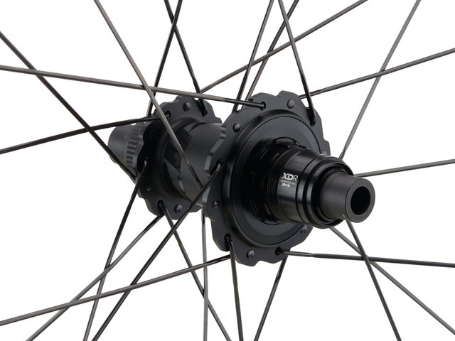 454 NSW Carbon Tubeless Center Lock Disc Wheelset - black/28" set (front 12x100 + rear 12x142) SRAM XDR