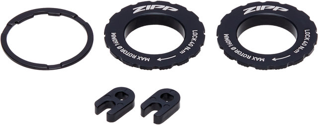 Zipp Juego de ruedas 454 NSW Carbon Tubeless Disc Center Lock - black/Juego 28" (RD 12x100 + RT 12x142) SRAM XDR